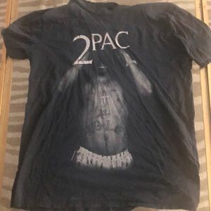 2pac oversized tee